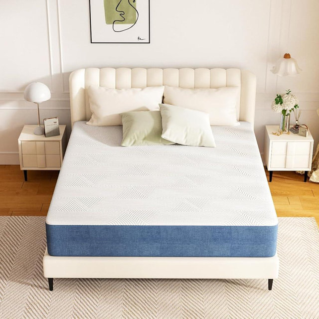 PurrJoys 10 Inch Firm Full Mattress,Full Size MattressCooling Memory Foam with Washable Zipper Cover, Pressure Relief & Firm Support, Easy Setup