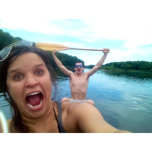 Canoe-camping in Delaware Water Gap summer 2016