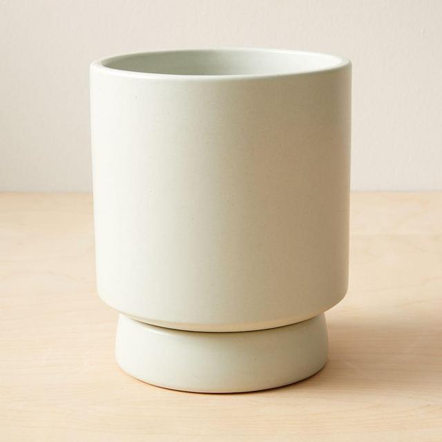 Bishop Tabletop Planters, Large, Alabaster