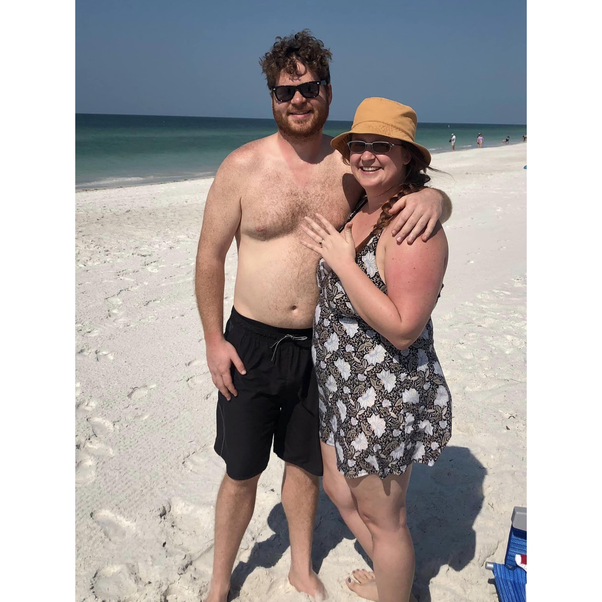 The proposal - Anna Maria Island, March 9, 2023