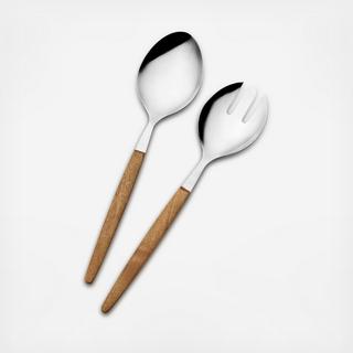 2-Piece Acacia Wood Serving Set