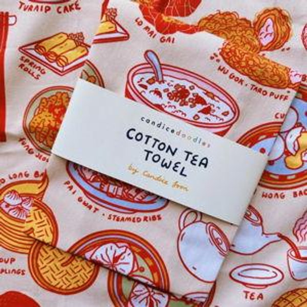 Dim Sum Tea Towel