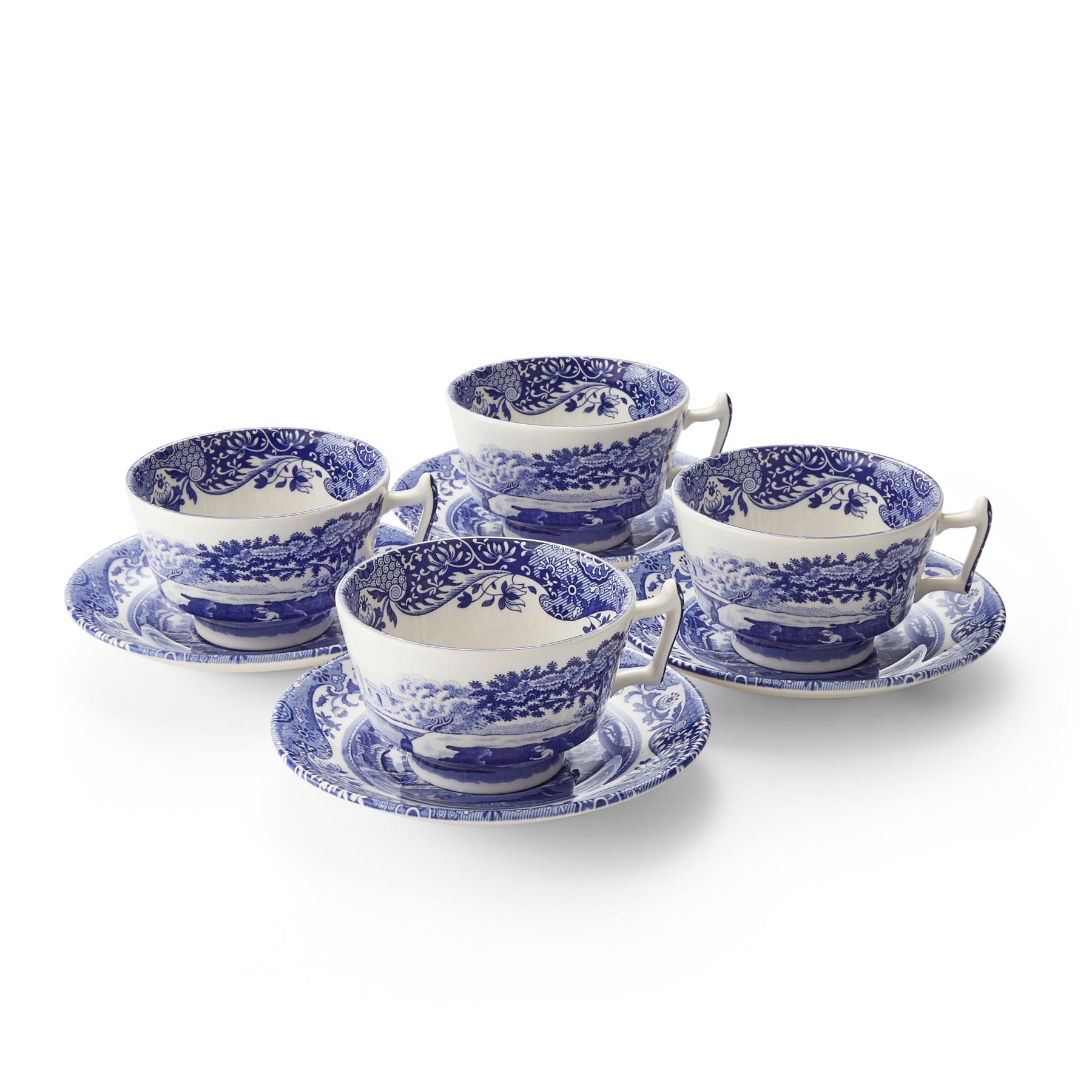 Teacups and Saucers (Set of 4) - Spode