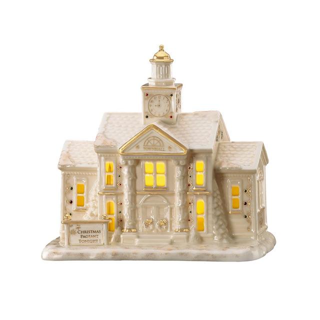 FROM THE VAULT! Lenox Mistletoe Park Town Hall with Clock Tower, Exclusively at Macy's