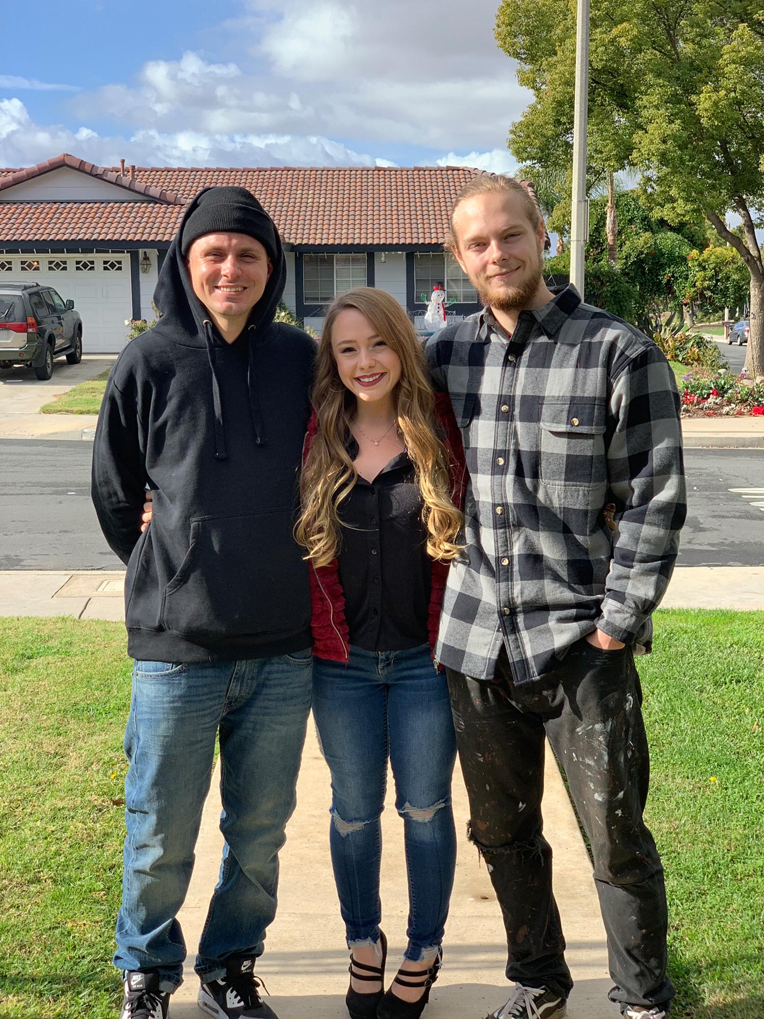 Teryn with her two Nolen brothers, Alex and Brannon. And yes, she is the smallest one in her family.