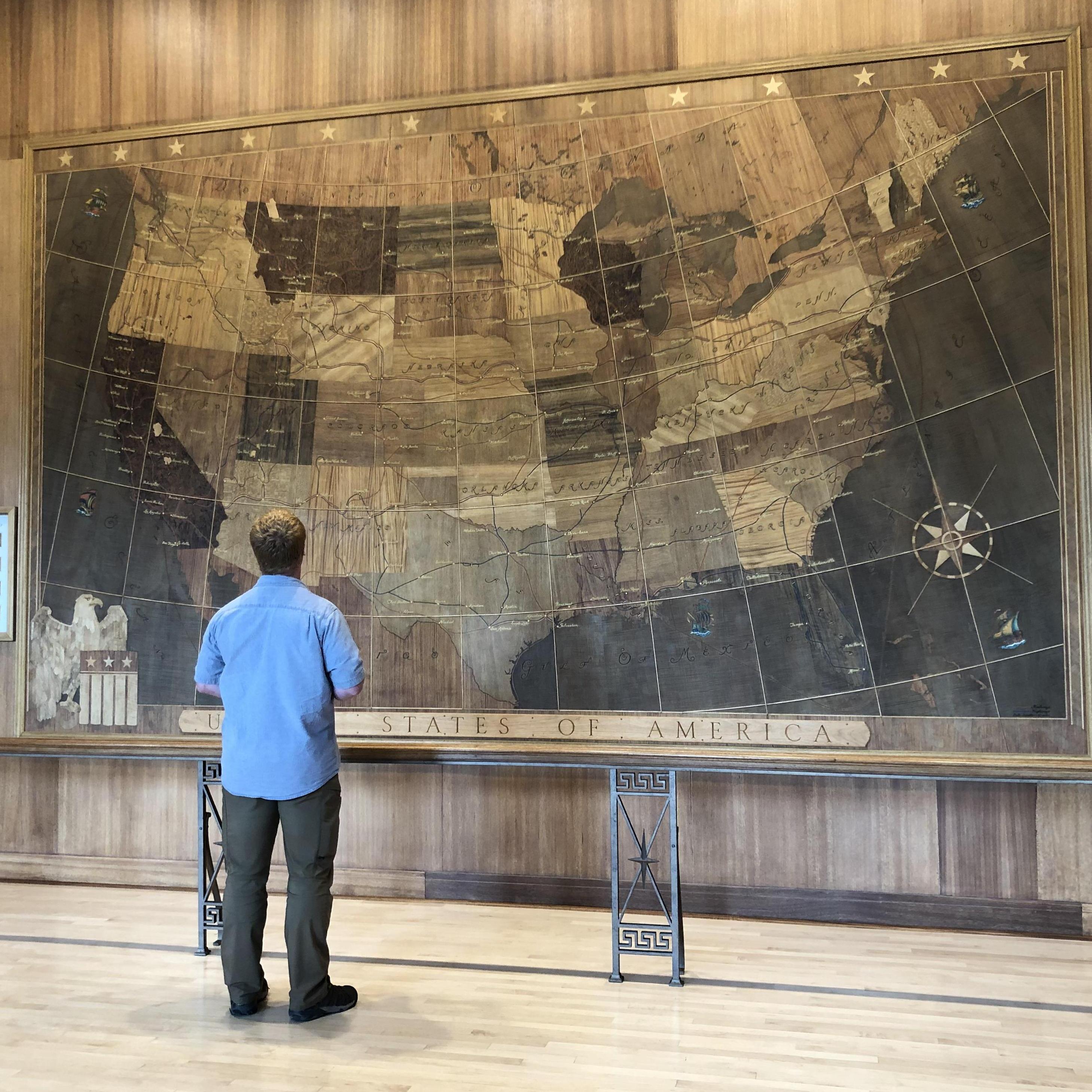 Mike's affinity for maps is just more things I love about him.