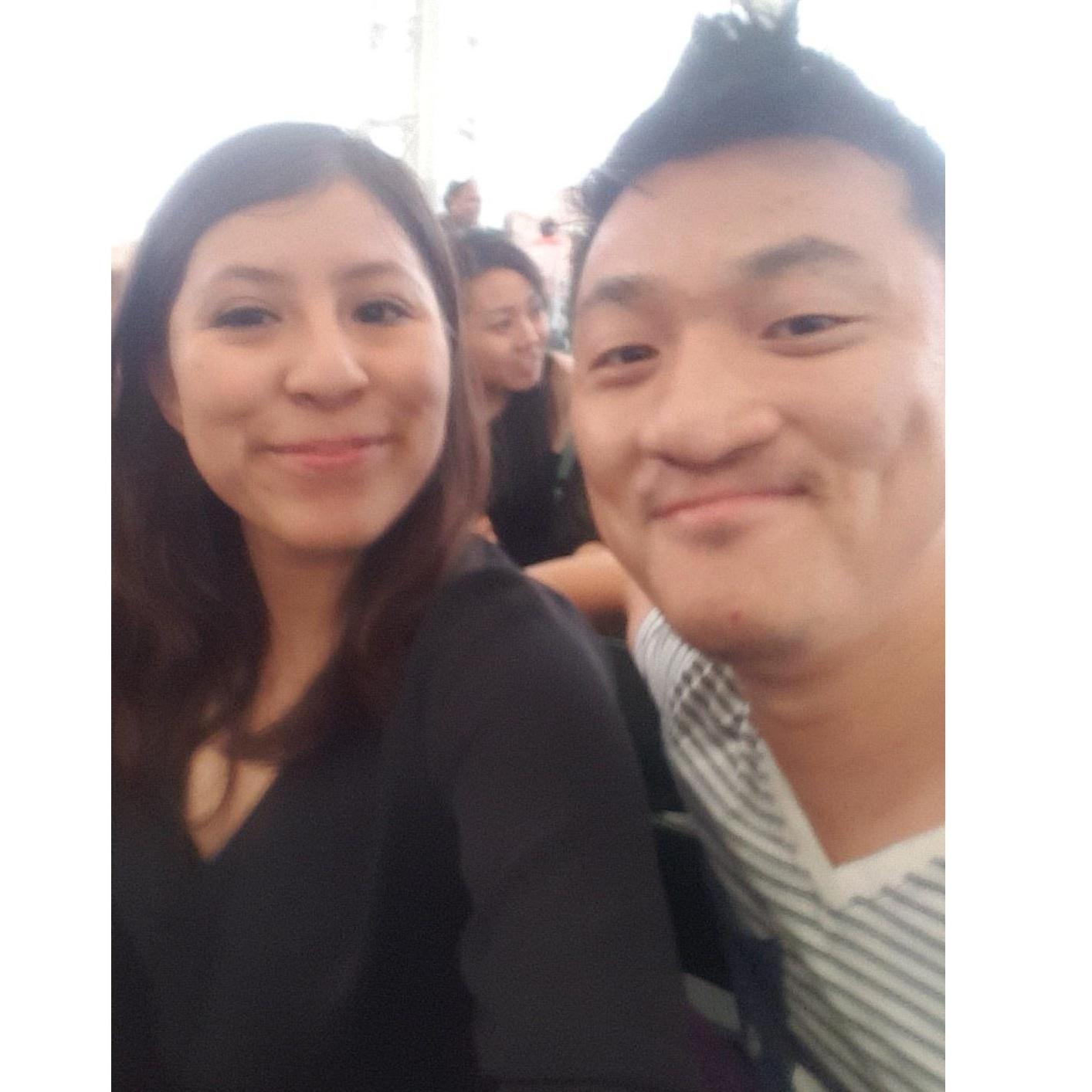 Before he said "I love you" at a John Legend concert