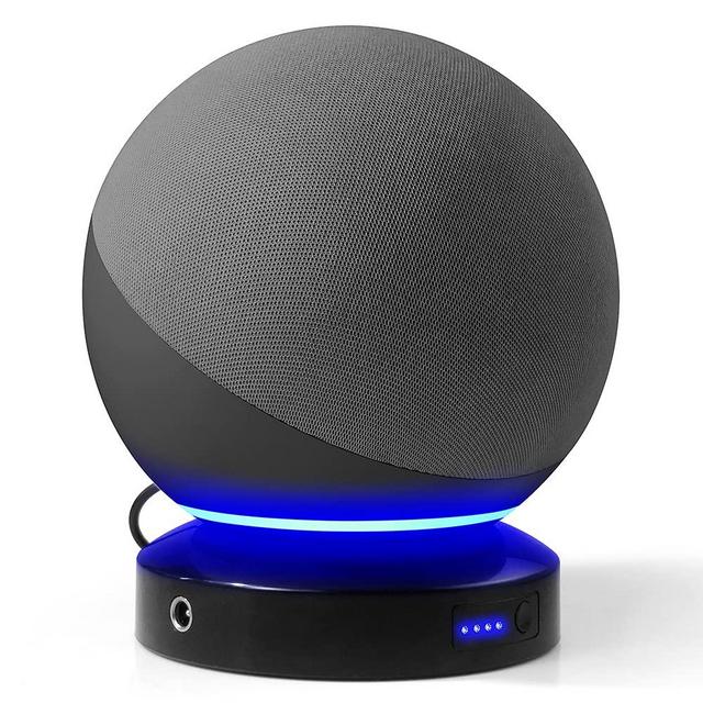 Battery Base for Echo (4th Generation) Portable Battery Stand Charger Compatible with Alexa Echo 4th gen Make it Mobile (Echo 4th Gen Speaker Sold Separately)