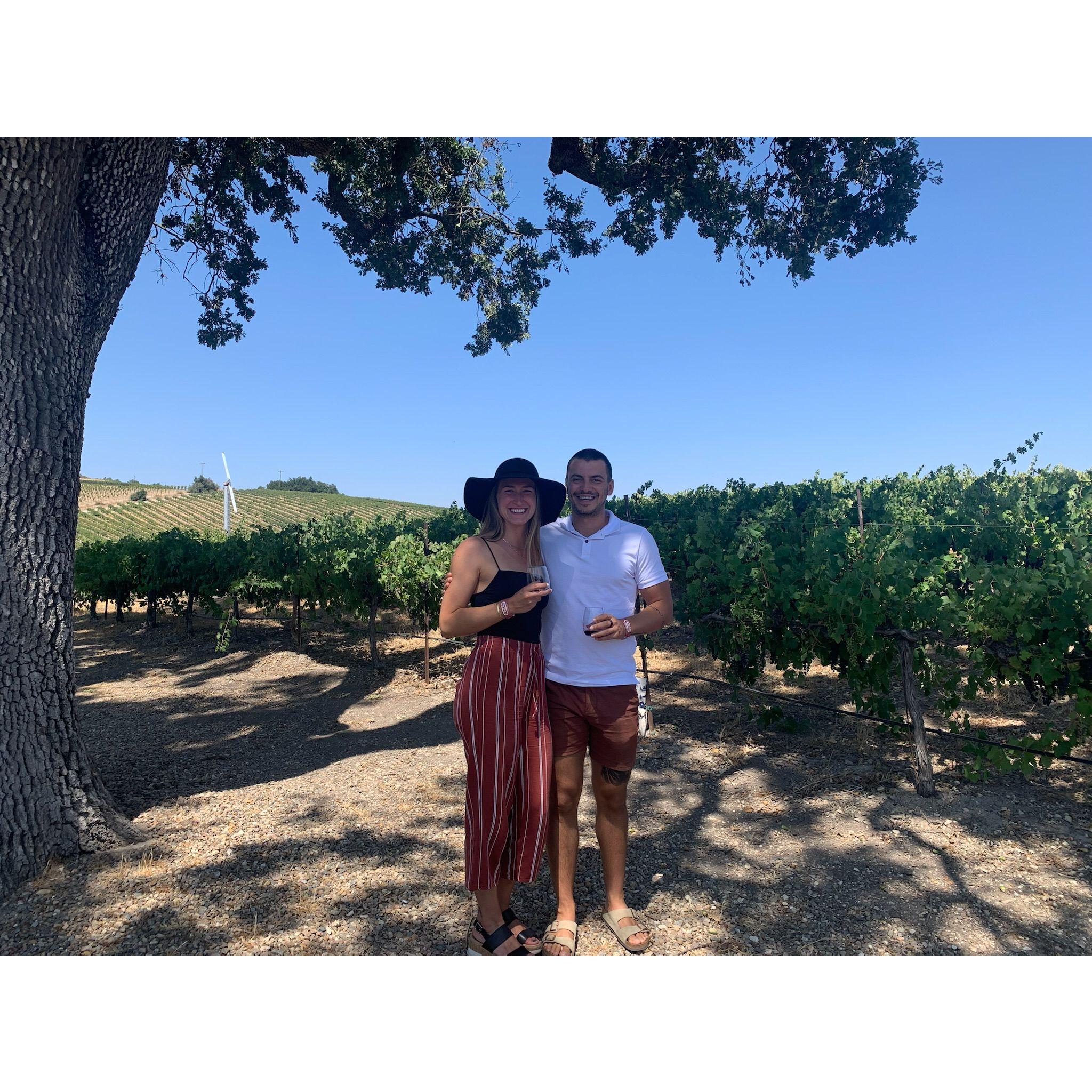 Wine tasting in Paso Robles