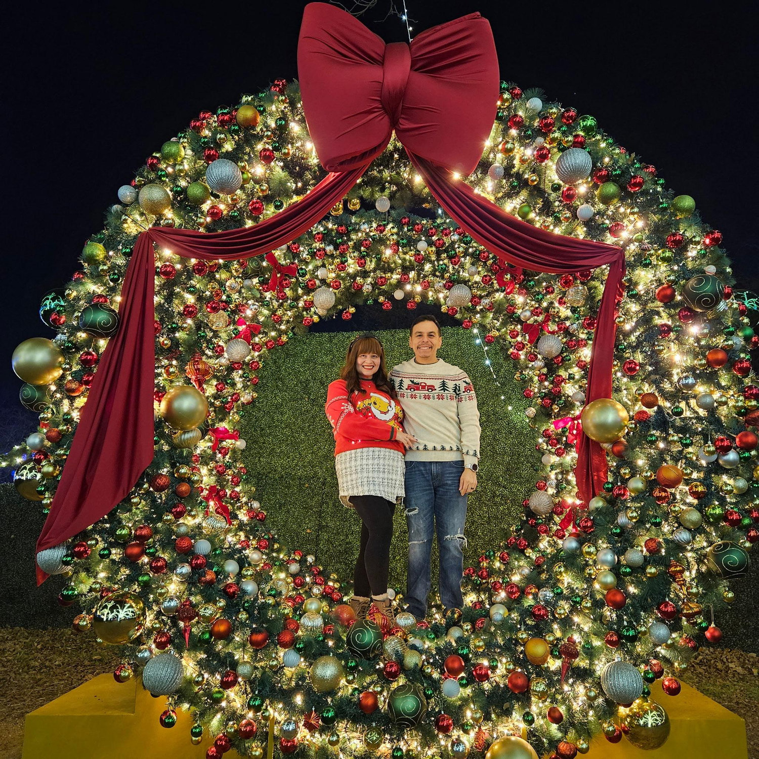 Our favorite time of year 🎄❤️ Christmas memories together ✨