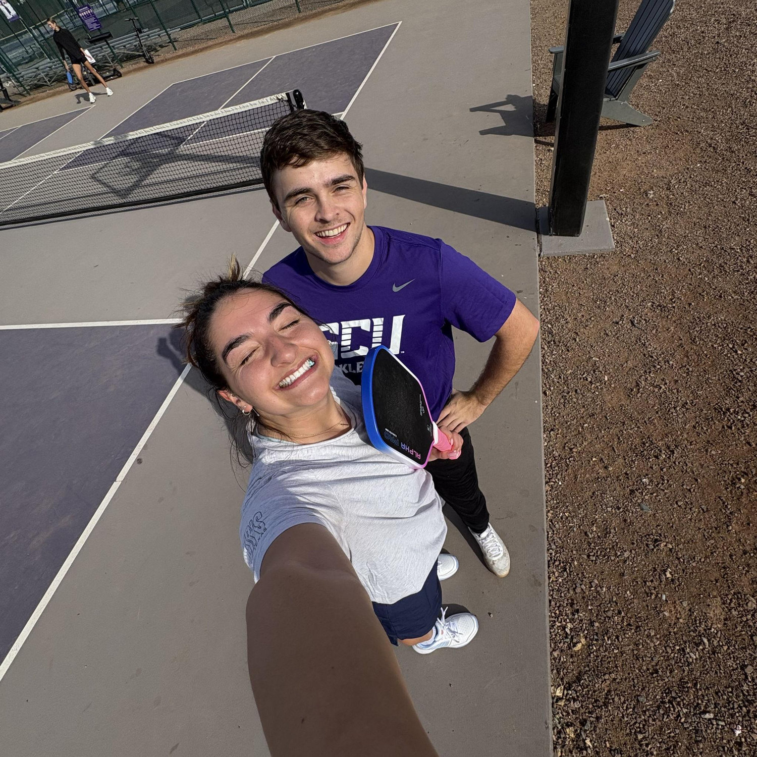Lots of pickleball...obviously Maria is not as good as Adam and may never be.