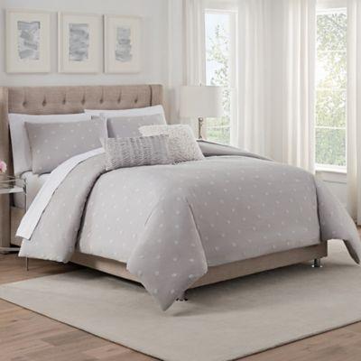 Isaac Mizrahi Home Whitby Queen Comforter Set in Grey