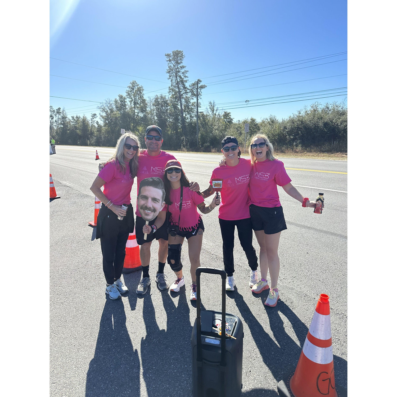 Cheering on Parker as he completes his first ever full IronMan!