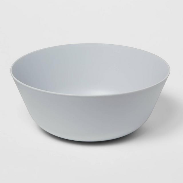 114oz Plastic Serving Bowl Gray - Room Essentials™