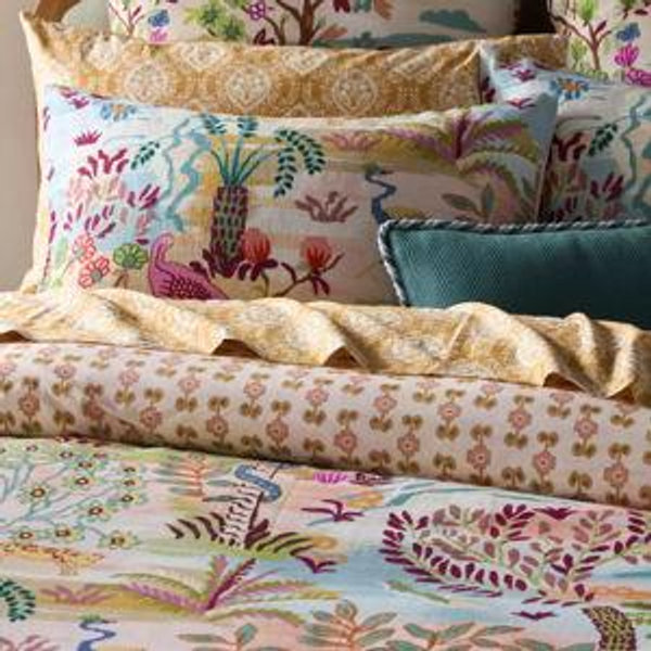 The Printed Cotton-Slub Duvet (Queen, in "Tales)