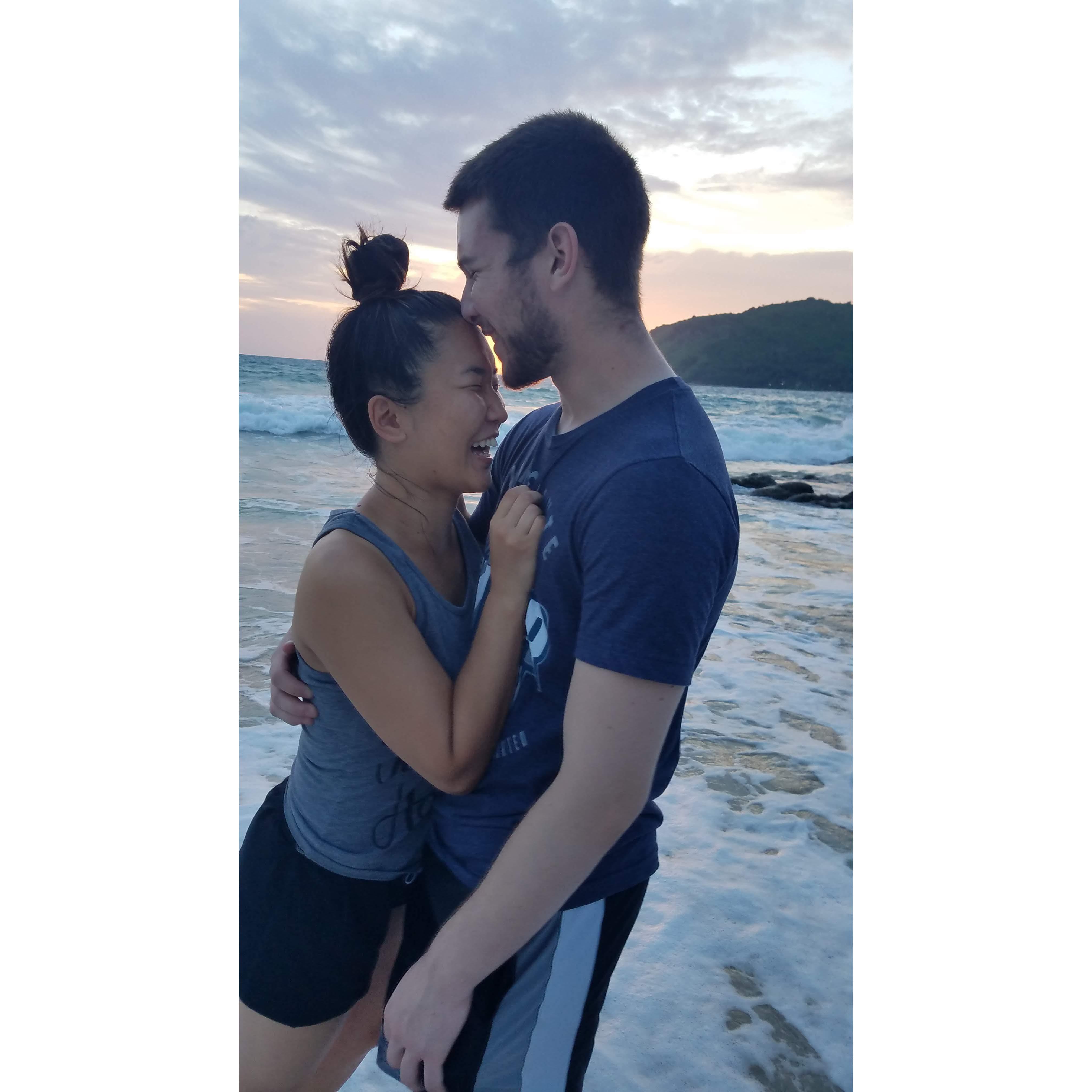 Summer 2019 - Summer 2022: Their relationship grew through all the 8.5hr drives, disc golf, coffee dates, Disney trips, facetiming, BJJ, and other adventures on the West Coast.