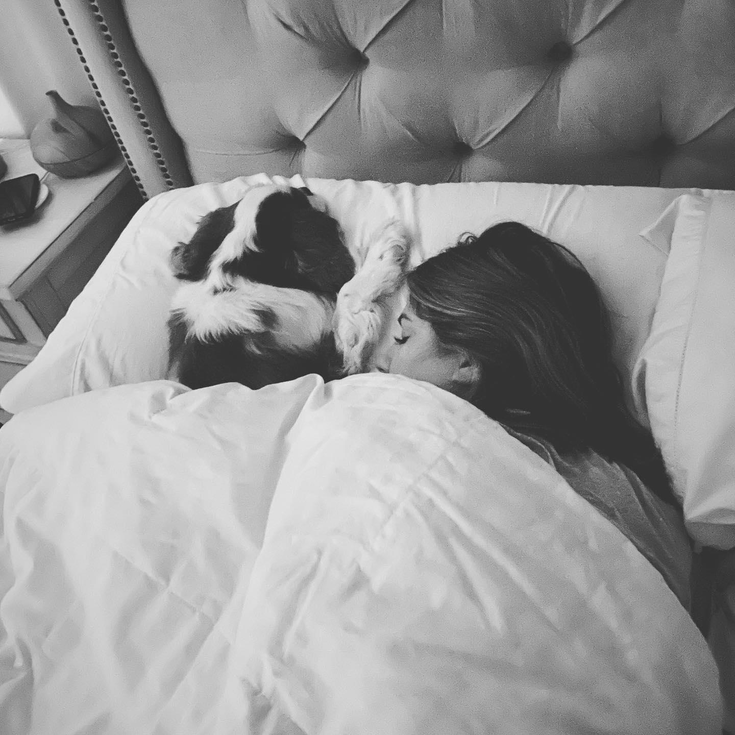 Sadie and my favorite thing....napping