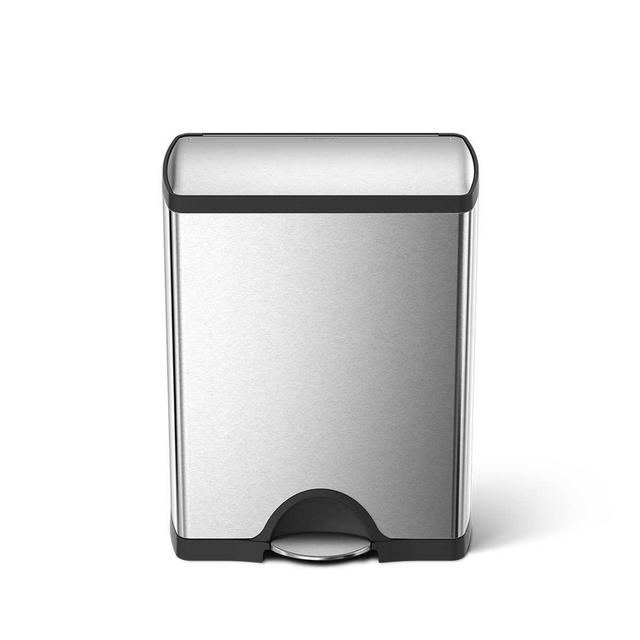 simplehuman Stainless Steel Rectangular Step Can