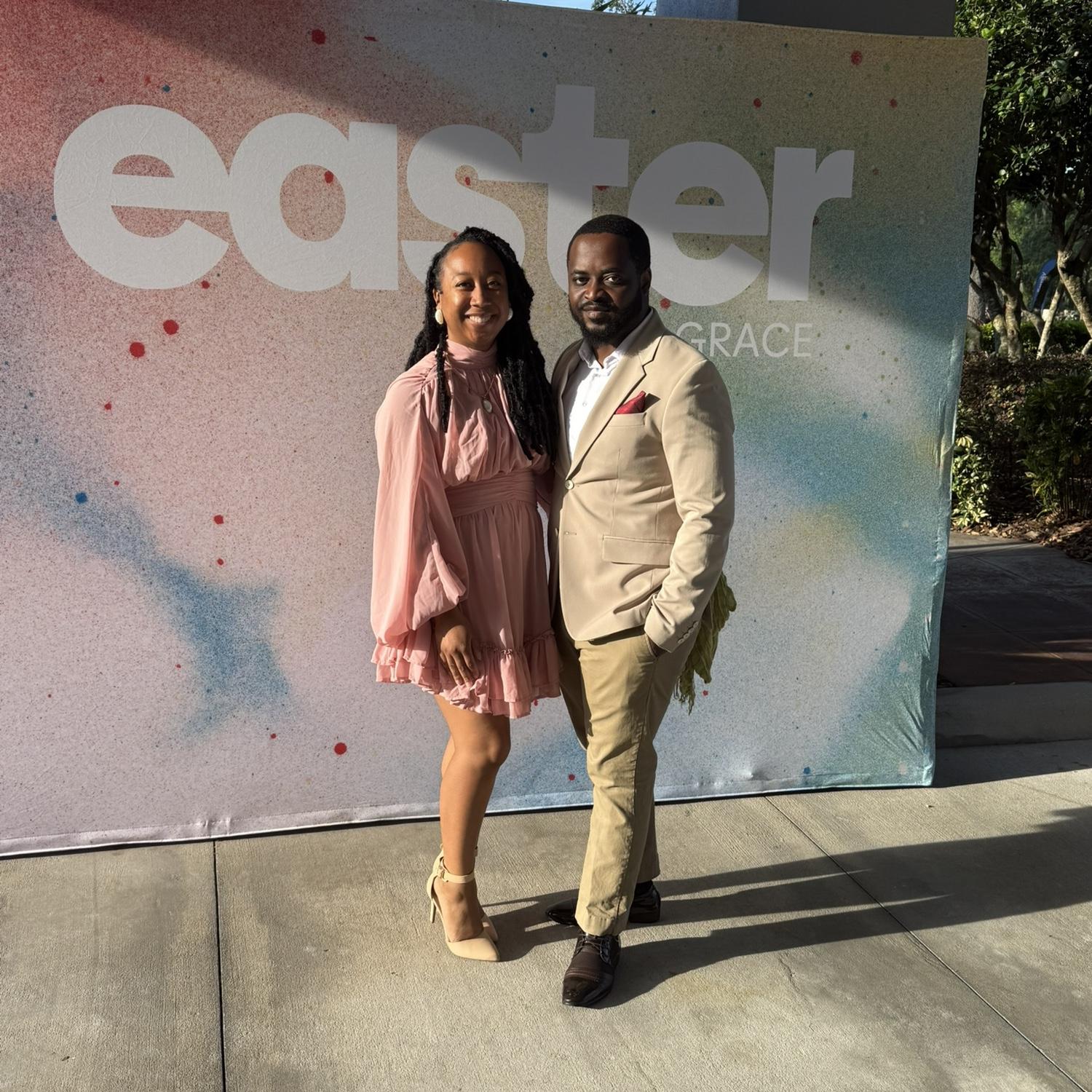 Our first Easter Sunday as a couple.