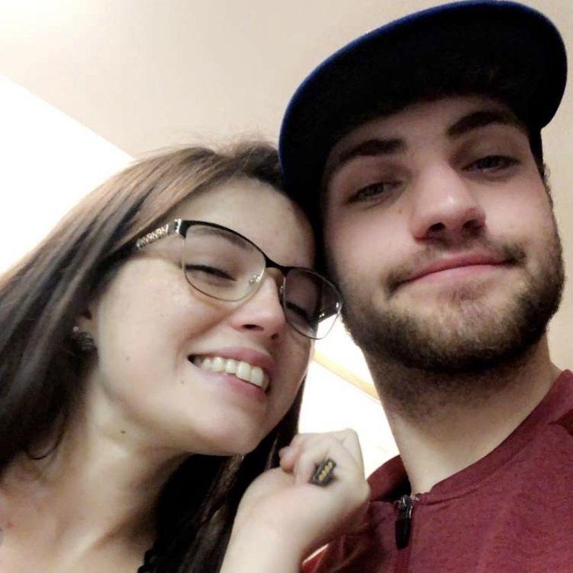 Our first photo together. 10/2019
