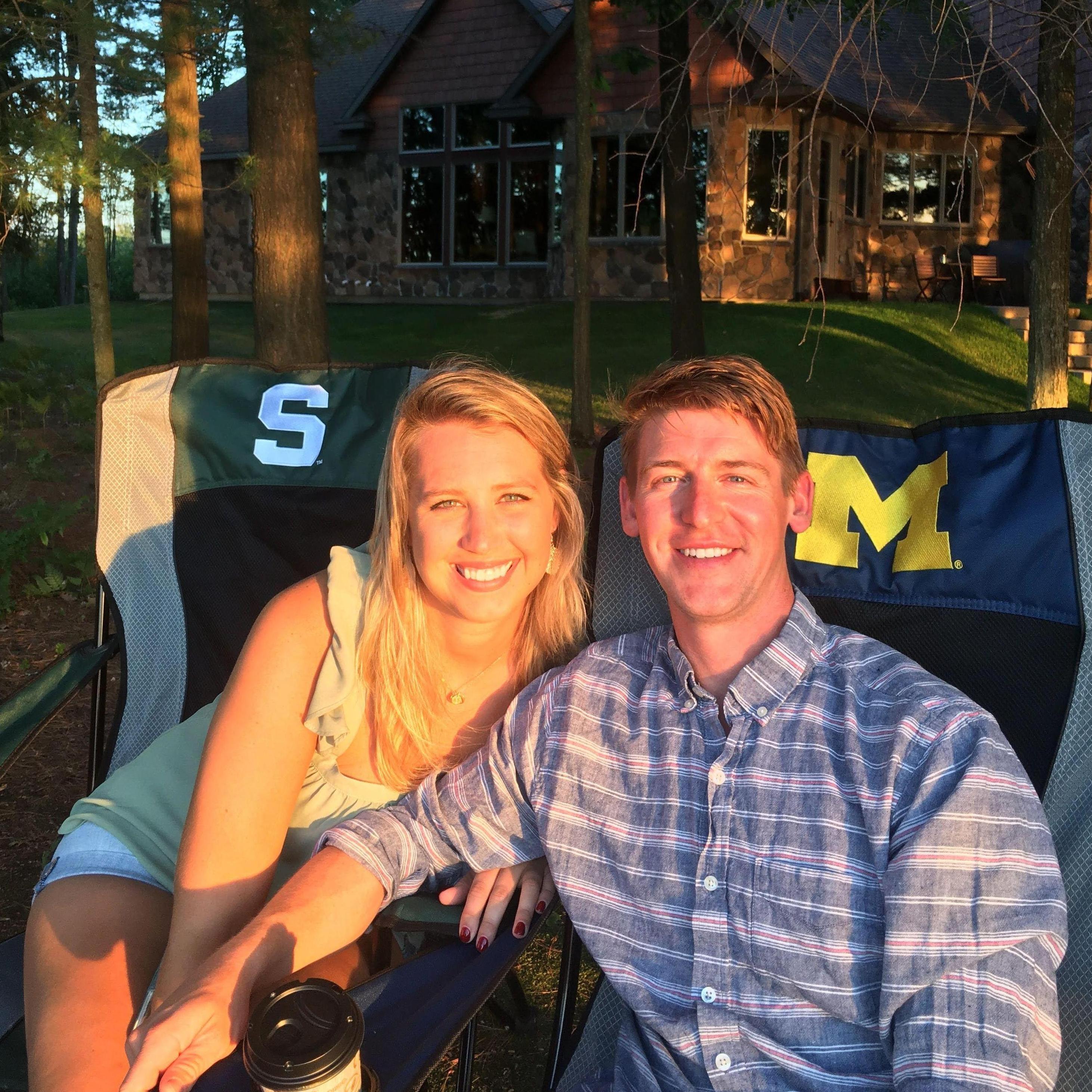 Hannah and Chris' first trip home to Michigan together. Chris fell in love with the midwestern vibes, he wants to go back to the Cherry Festival every year & someday be the Cherry Queen!