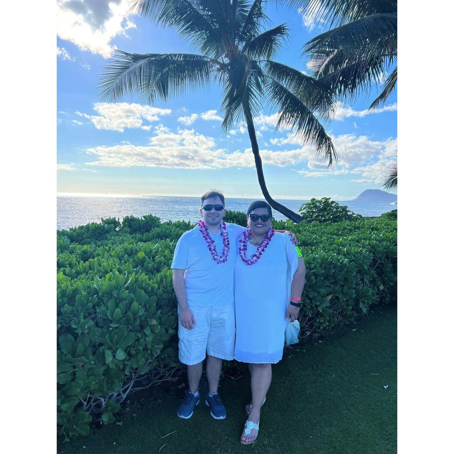 At a Luau in Hawaii