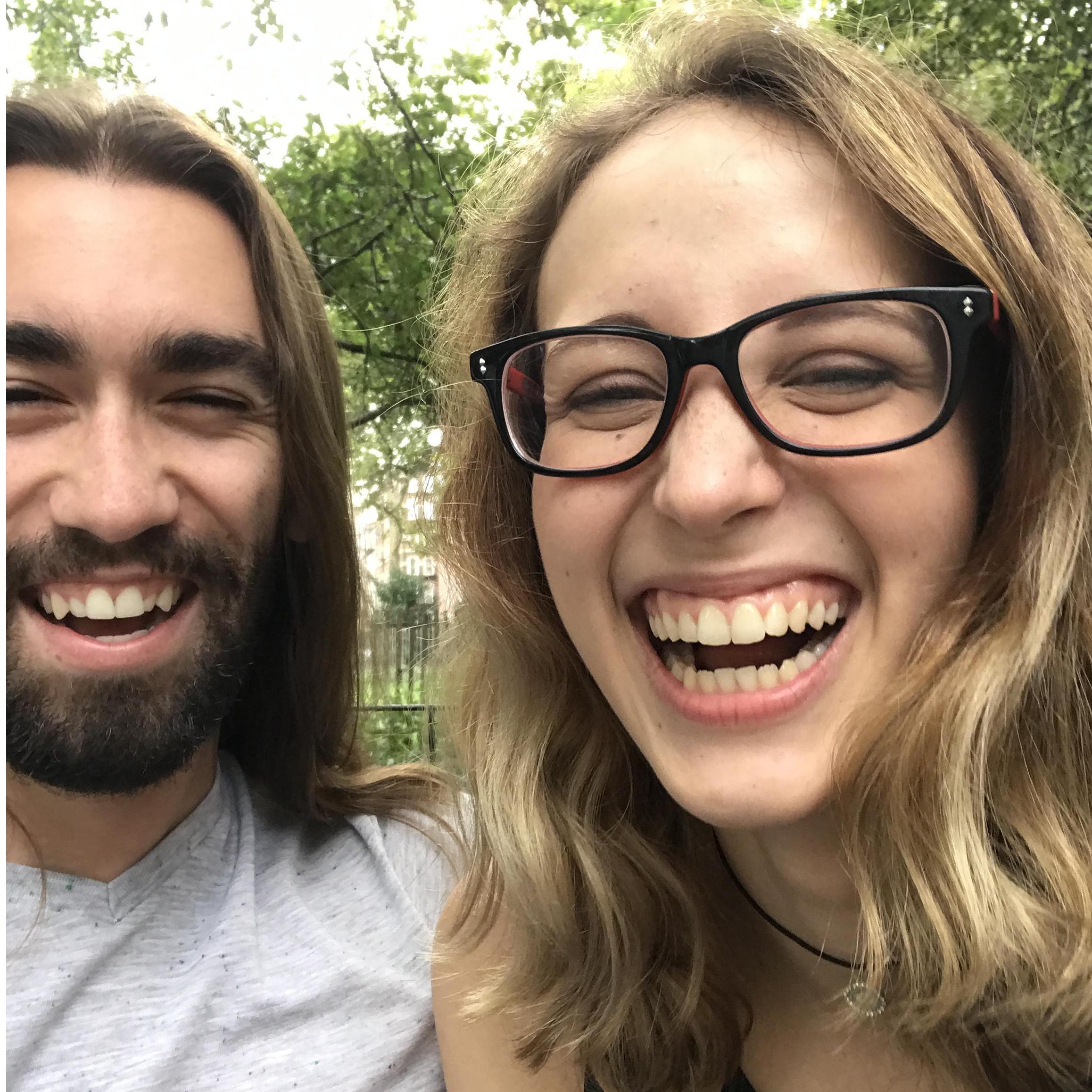 Our first photo together!