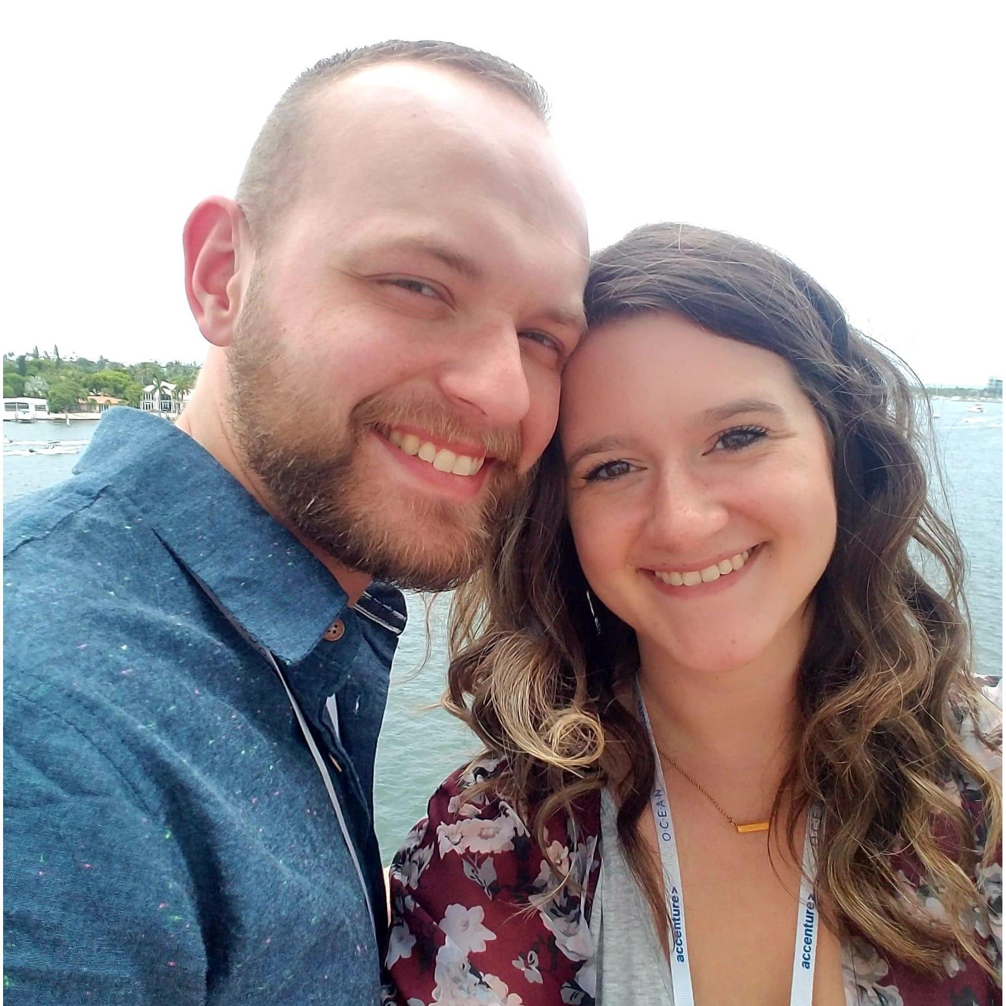 We journeyed the seas together on our first cruise in July of 2019!