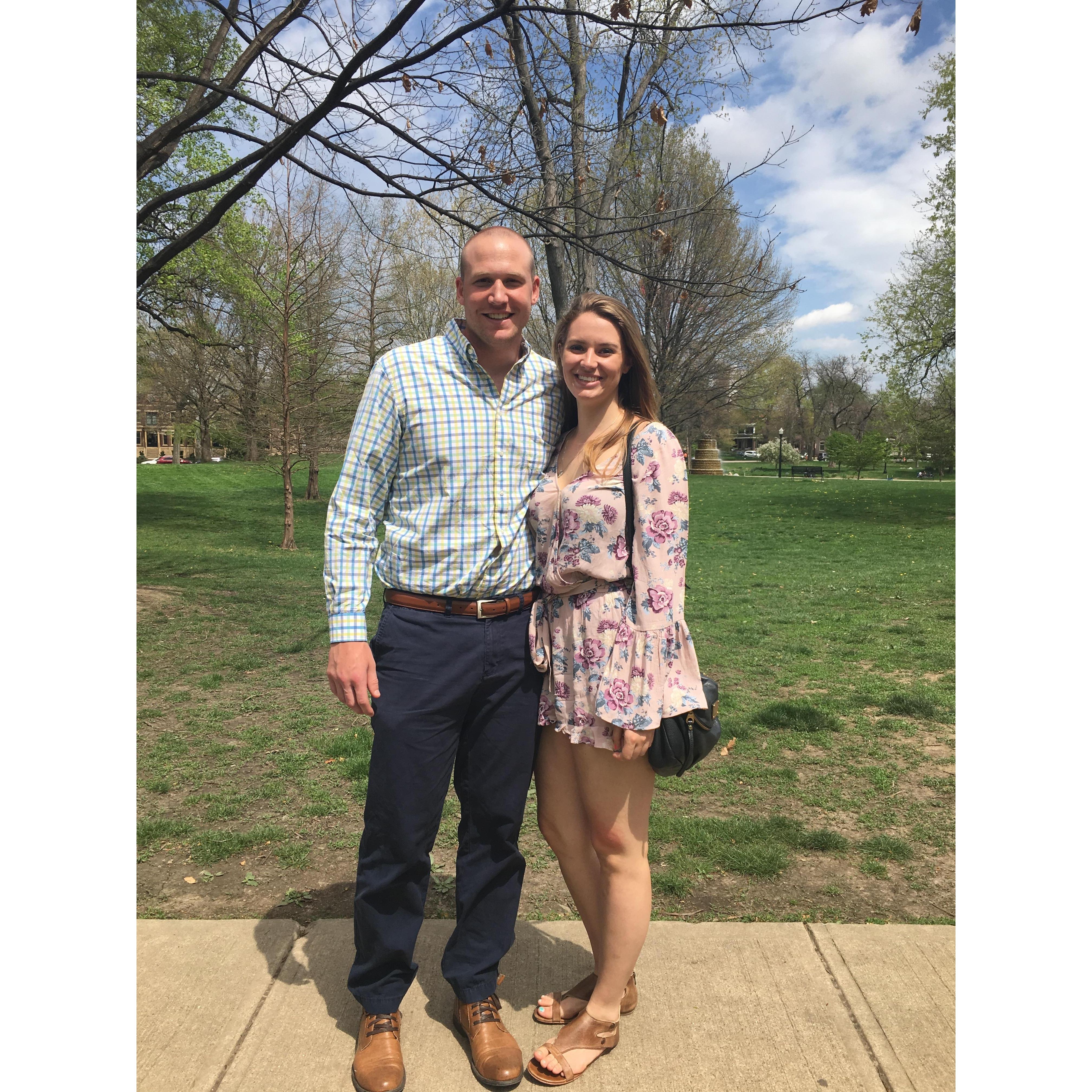 This was our first picture we ever took together (Easter 2017)