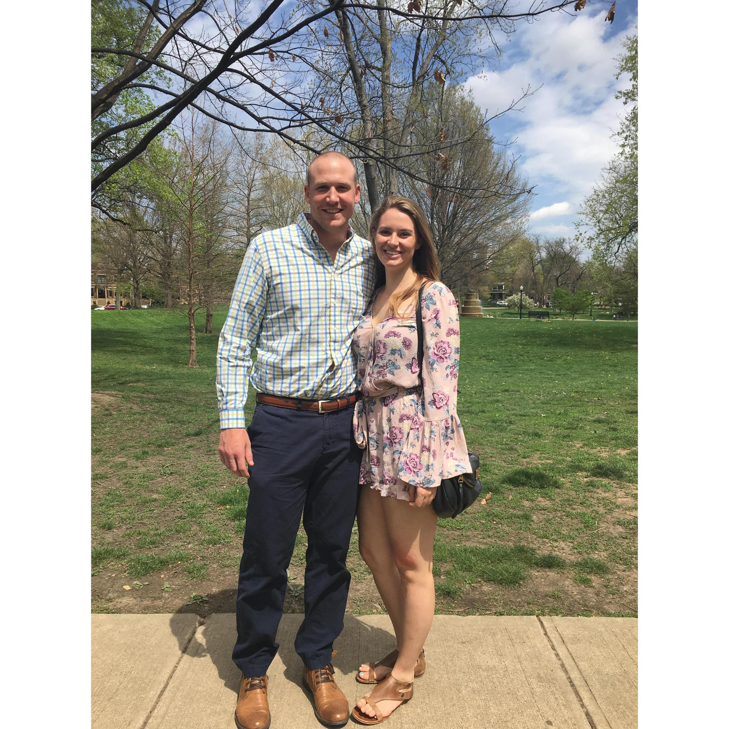 This was our first picture we ever took together (Easter 2017)