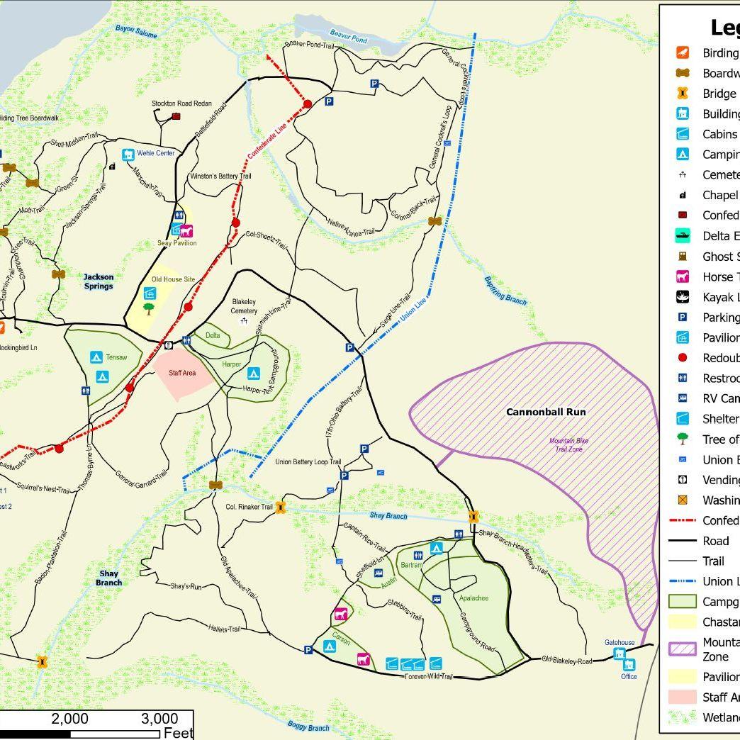 Map of the park