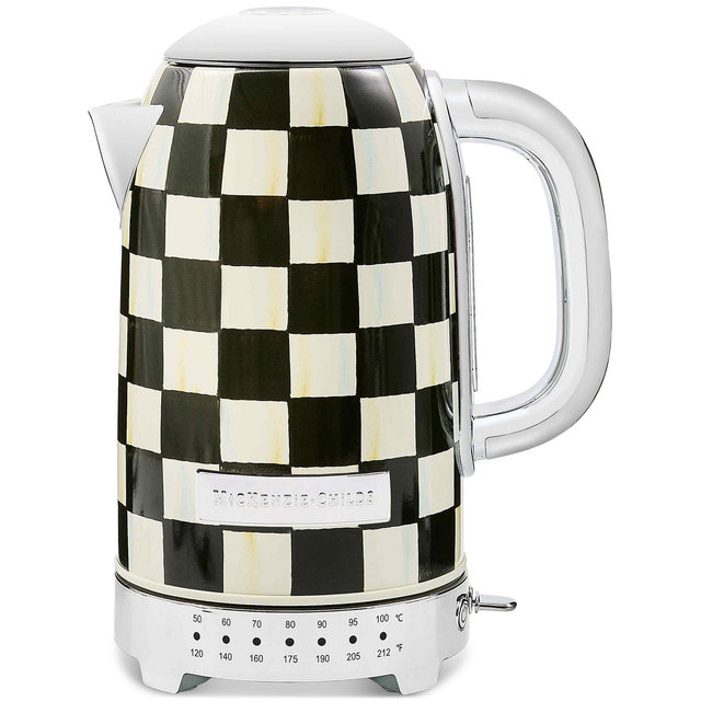 MacKenzie-Childs Courtly Check Electric Kettle