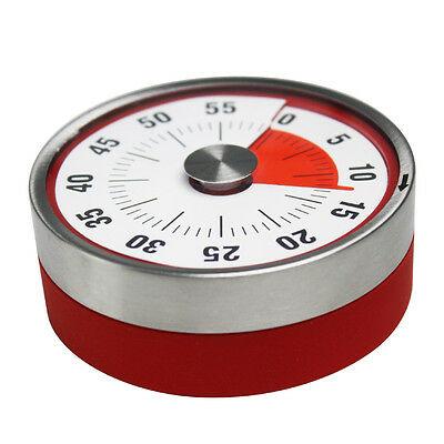 Details about   Baldr Stainless Steel Magnetic Kitchen Mechanical Timer 8CM RED