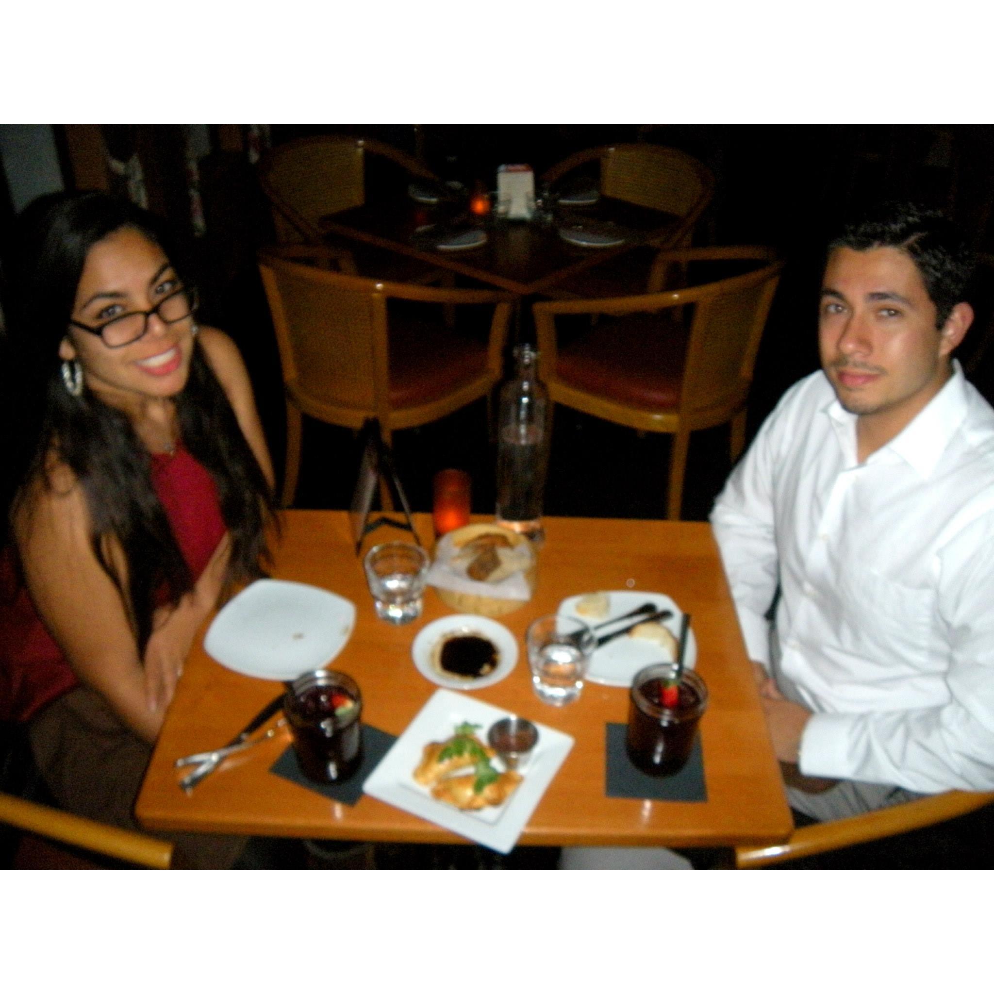 Birthday Dinner, taking a break from finals with this handsome fella. San Luis Obispo 2012