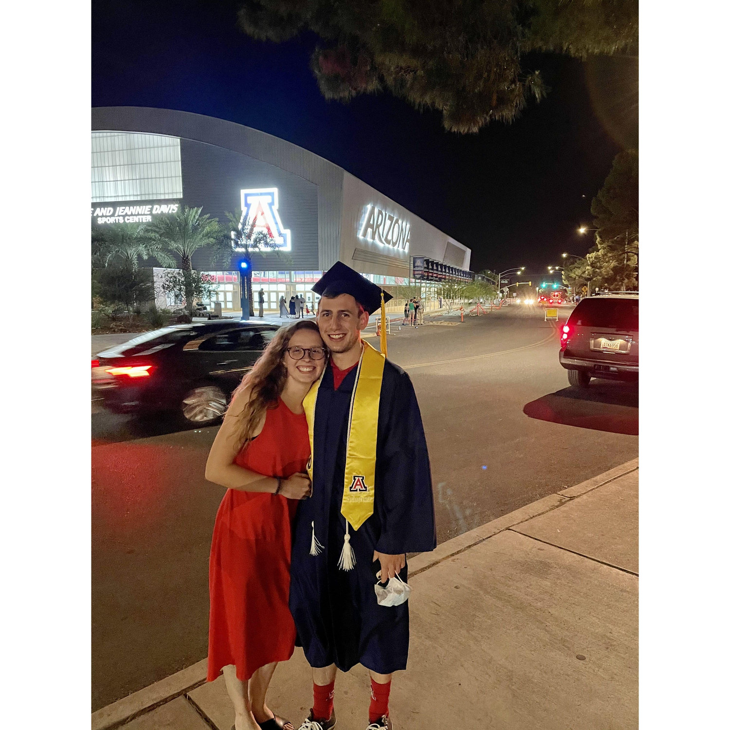 2021 Ben graduates during COVID.