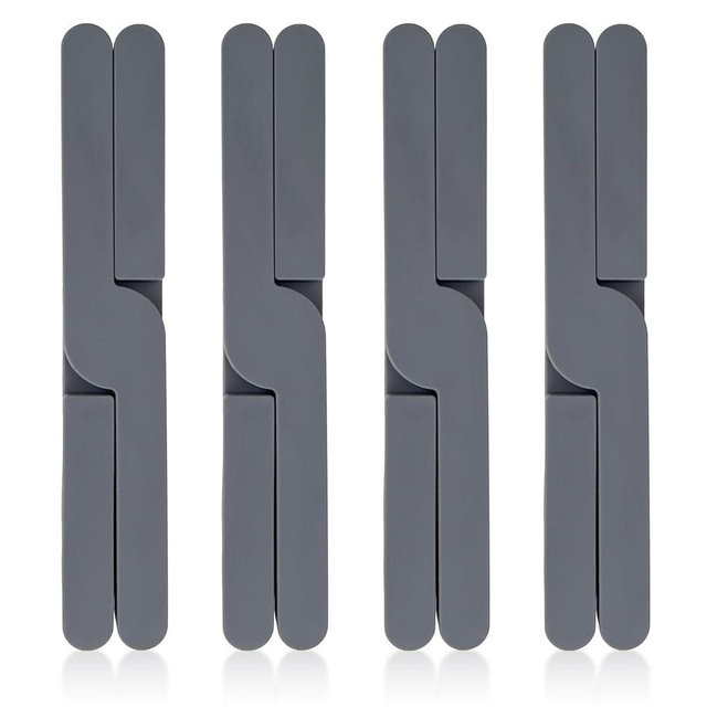 Silicone Trivets for Hot Dishes Pots and Pans 4 Pcs,Hot Pads for Kitchen Countertops,Silicone Heat Resistant Mat,Hot Plate Mat Cross Shape Foldable