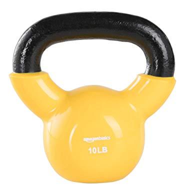 AmazonBasics Vinyl Kettlebell