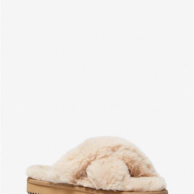 Lala Faux Fur Slide Sandal