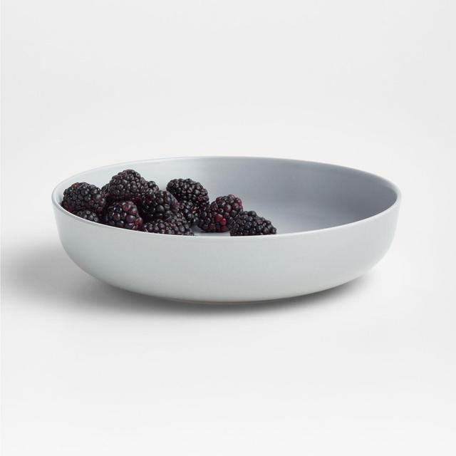 Wren Light Grey Low Bowl