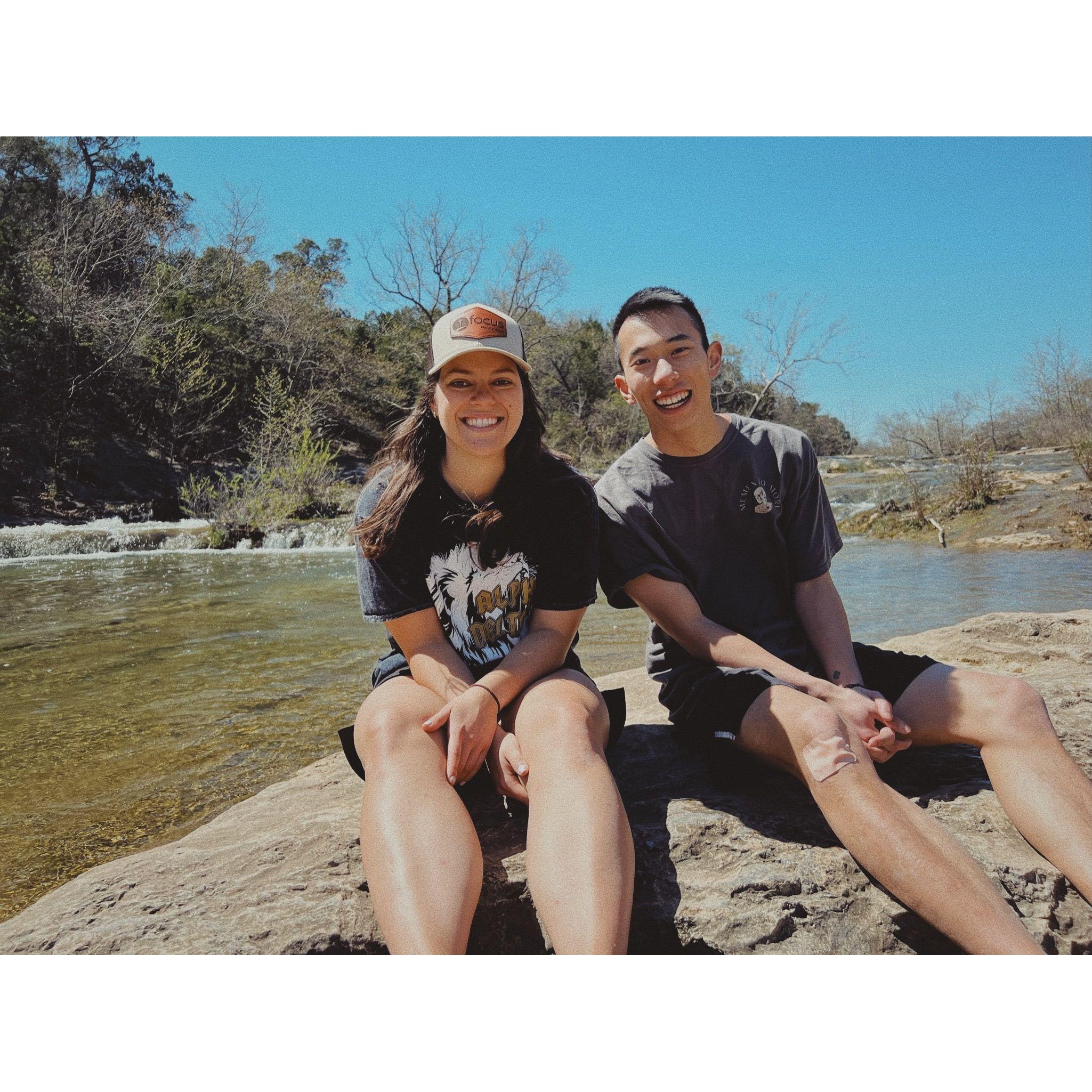 Camping trip...just weeks before the dating fast ended