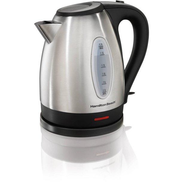 Hamilton Beach 1.7-Liter Stainless Steel Electric Kettle | Model# 40880