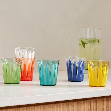 Cabana Acrylic Drinkware Rainbow (Set of 6)