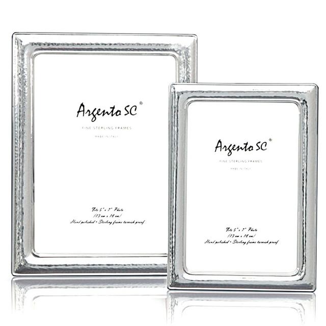 Argento "Hammered" Frame, 4" x 6"