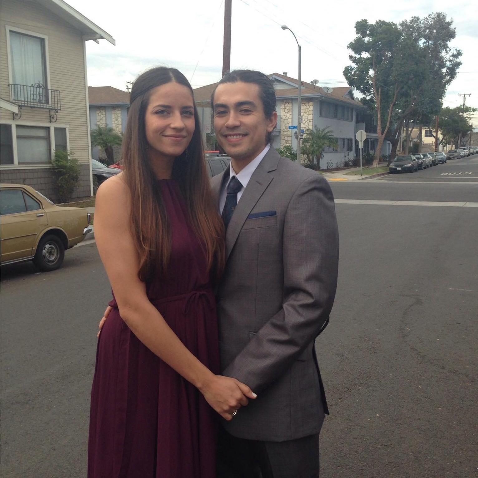 aimee's wedding, mildly pregnant