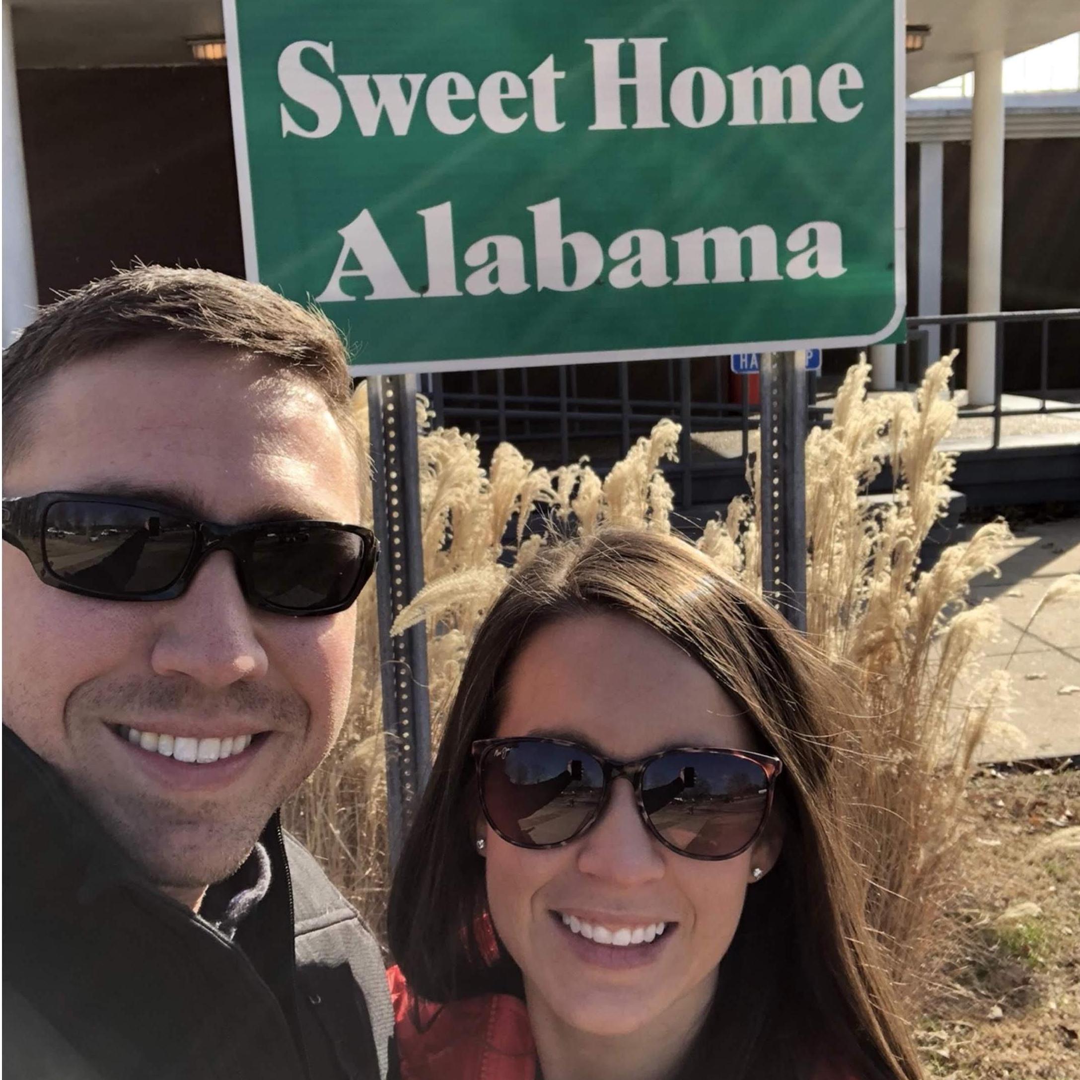 One of our many trips to Scott’s favorite state, Alabama!!