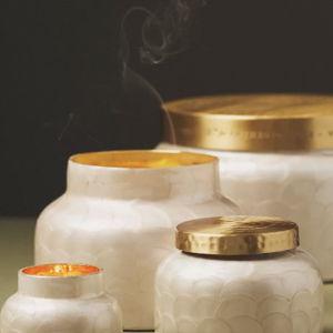 Capri Blue Volcano Capiz Jar Candle​