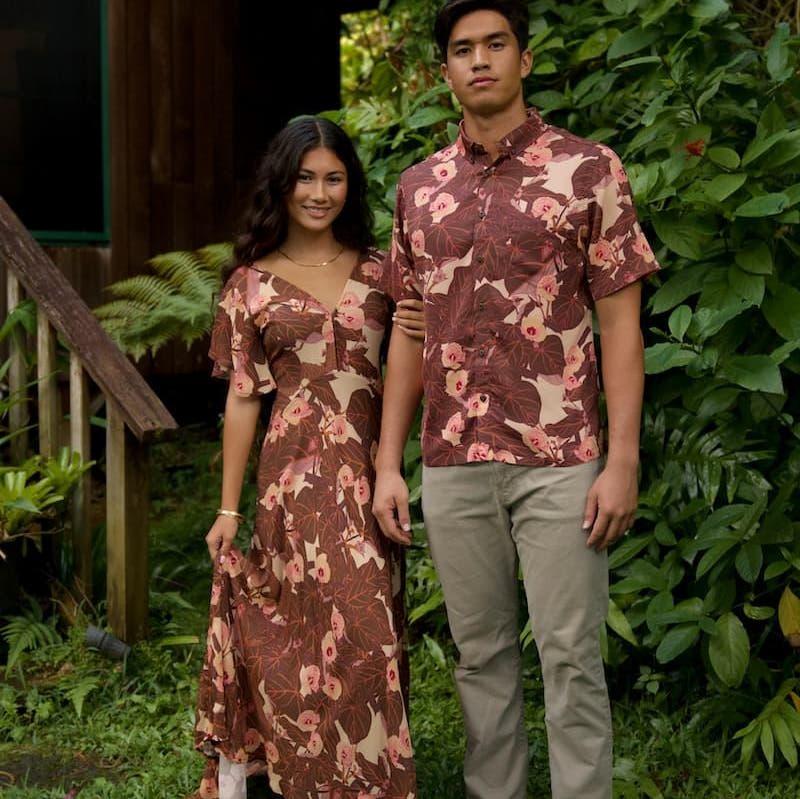 Wedding guest aloha attire inspo