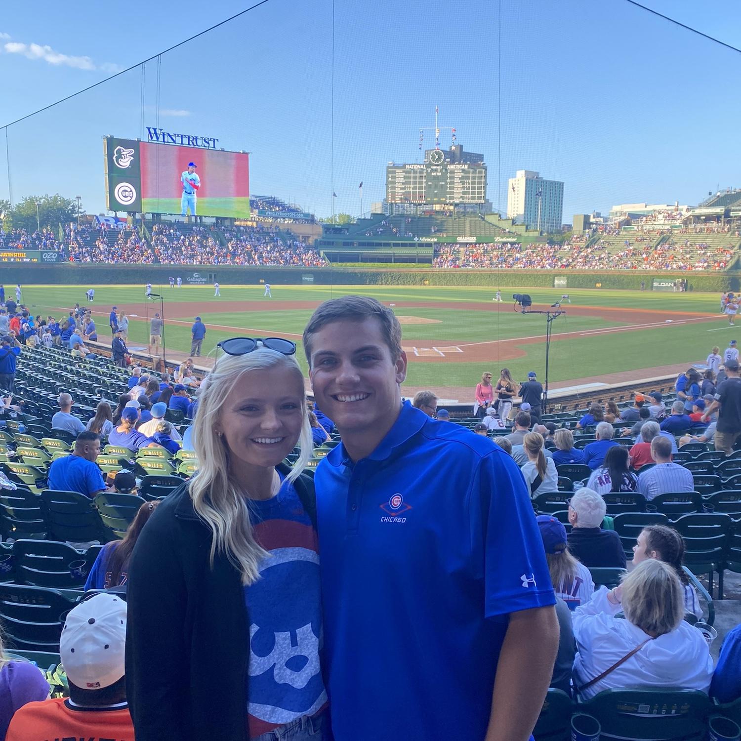 First time in Chicago together! Go Cubbies! 7.13.2022
