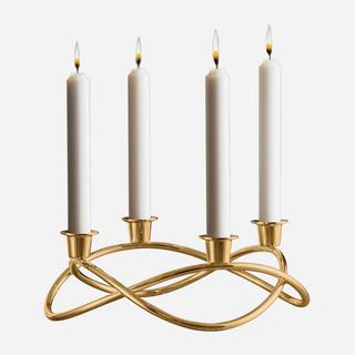 Season Gold Plated Candleholder