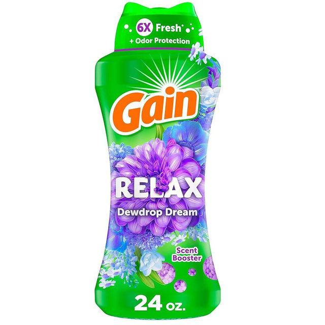 Gain In-Wash Laundry Scent Booster Beads, Relax Scent, 24 oz